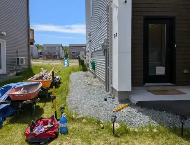 Walkway in Halifax, before