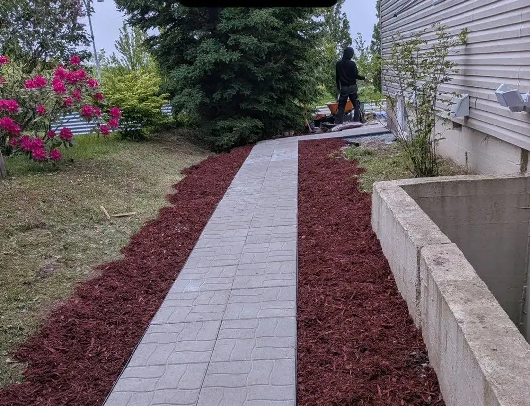Paver walkway in the HRM, finished