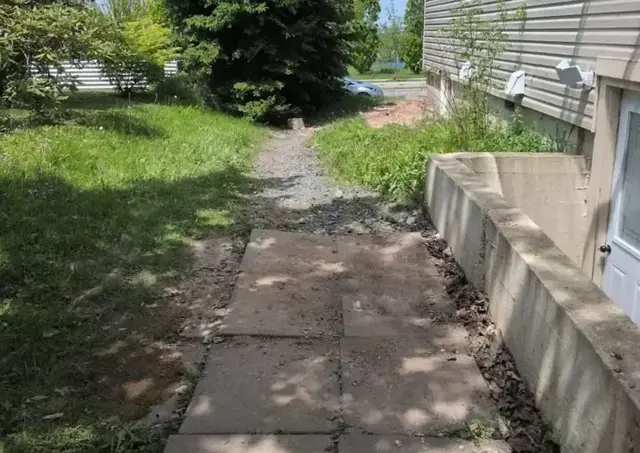 Walkway in the HRM, before